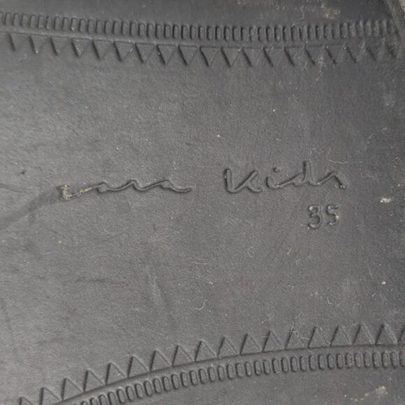 Zara Kids girls knee high black faux leather riding boots size 35 - Picture 7 of 13